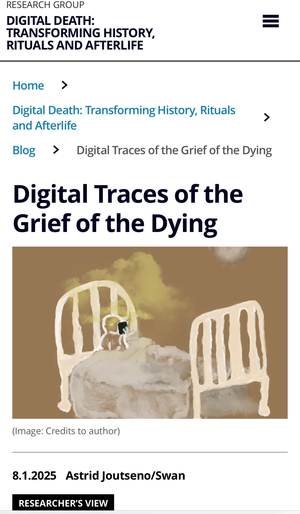 Digital Traces of the Grief of the&nbsp;Dying